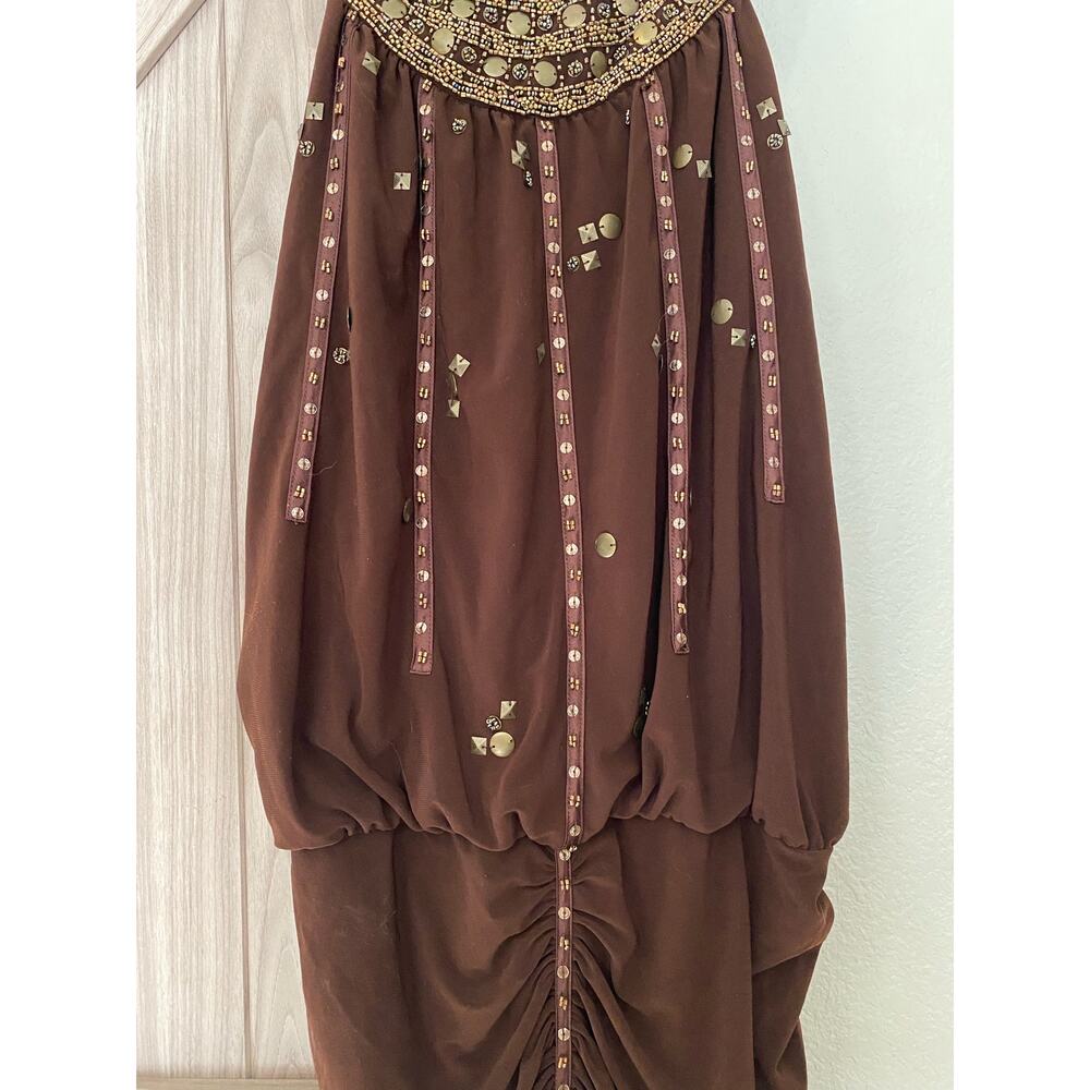Sue Wong Size 6 Brown With The Blouson Dress View 3